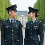 Service militaire obligatoire : Qui est concerné ? Jeunes soldats en uniforme lors d'une cérémonie officielle