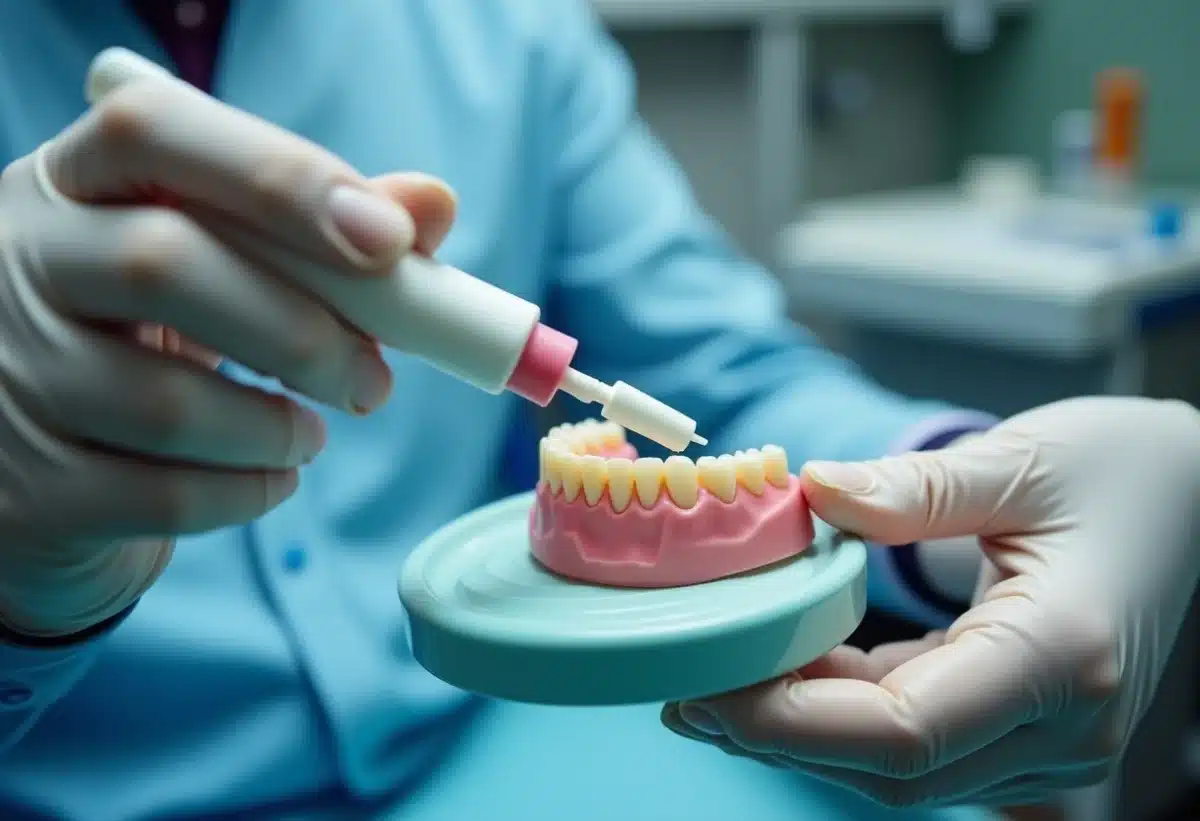 Techniques de fixation du dentier pour une tenue optimale